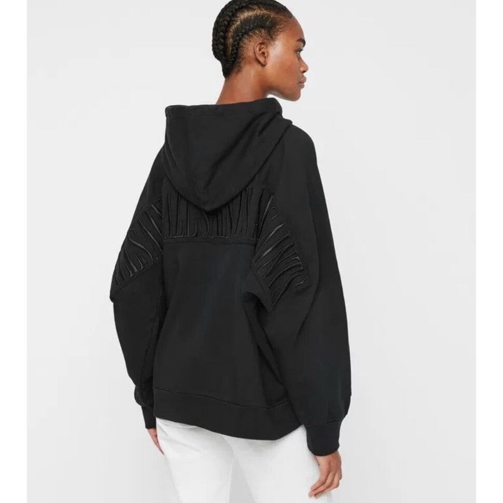 All Saints - Black Women's Talon Hoodie Sweatshirt